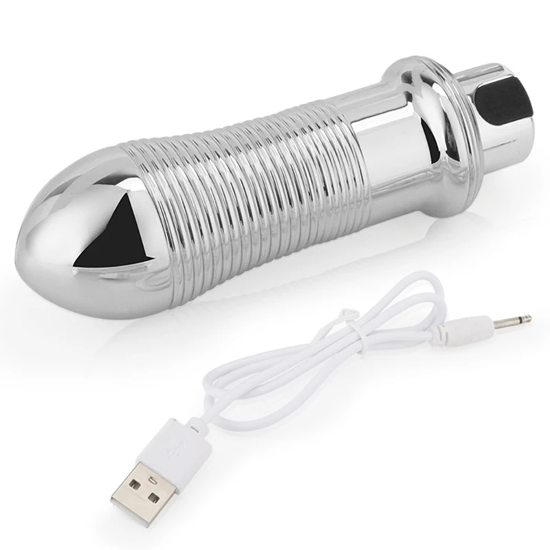 Металлический спиральный Вибратор Анальная пробка анальная стимуляция