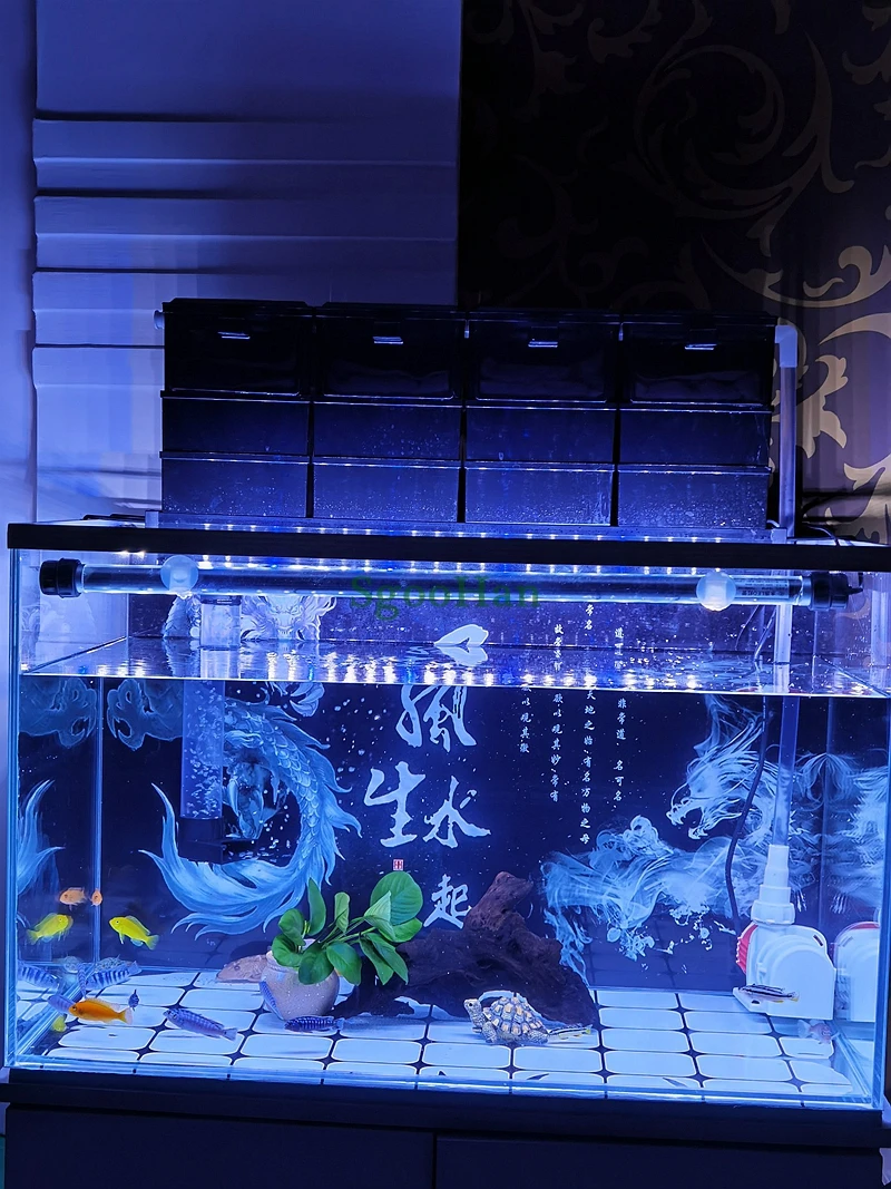 Outer Dia 16~75mm Transparent Acrylic Tube Aquarium Fish Tank Plexiglass Water Supply Pipe Garden Watering Fittings 32cm Long