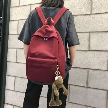 

High School Backpack Fashionable Bag Small and Pure and Fresh Morrales Para Mujer Mochilas Escolares Para Adolescentes Bolsa