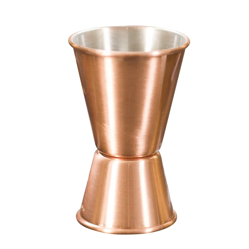 Stainless Steel Bar tools double jigger 15ml/30ml copper measuring cup