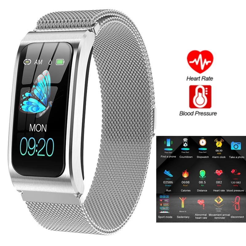 

2019 New Colorful Smart Bracelet Smart Watch Heart Rate Sleep Monitor Blood Pressure Fitness Tracker Sports Watch Android IOS