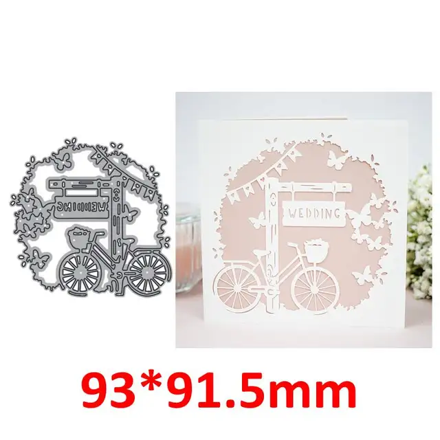 Astronaut Climber Couples Metal Cutting Dies Train Deer House Wedding Flowers Decor Silhouettes DIY Scrapbooking Craft Paper 10