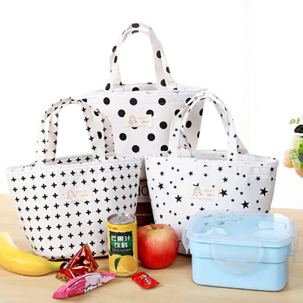 

Thermal Insulated Lunch Box Cooler Bag Tote Bento Pouch Lunch Container bolsa termica lunch bag food bag for women men kid