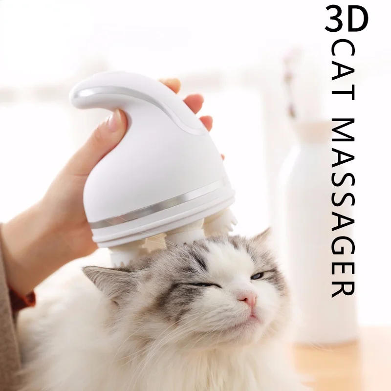 Умный Электрический массажер для домашних животных 3d головы и кошек собак