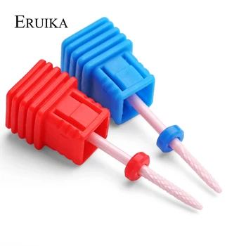 

ERUIKA 1pc Pink Ceramic Nail Drill Bit Milling Cutter Cuticle Bits Electric Manicure Machine Accessories Nail Art Tools