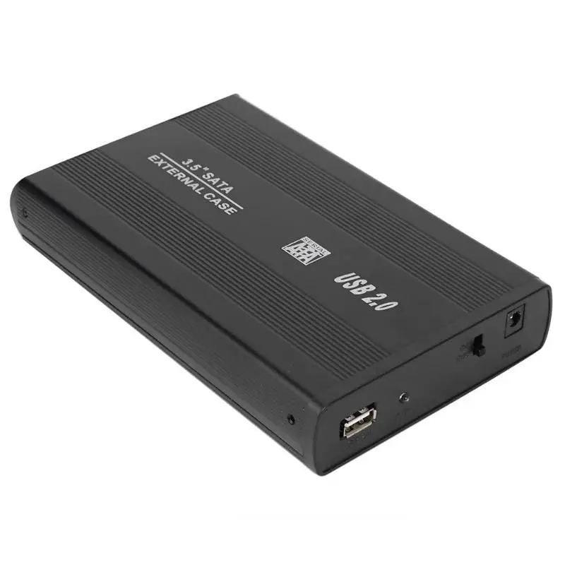 Корпус для внешнего жесткого диска 3 5 дюйма корпус SATA к USB 2.0 алюминиевый сплав