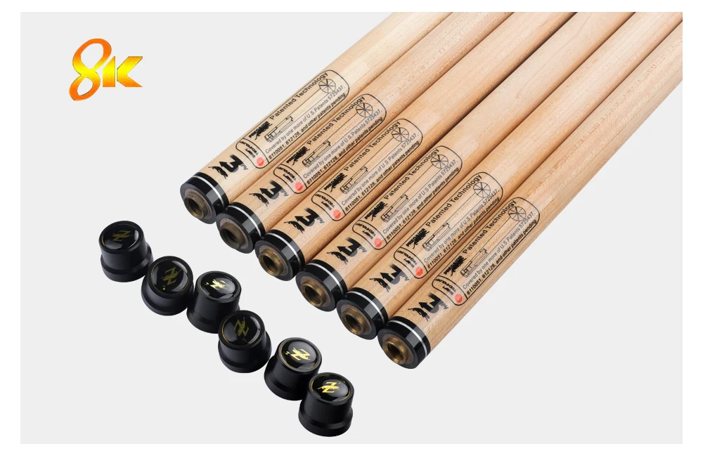 Preoaidr 8k pool cue eixo 11.75mm12.75mm ponta