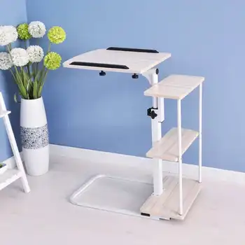 

70X90CM Large size Foldable Computer Table Adjustable Portable Laptop Desk Rotate Laptop Bed Table Can be Lifted Standing Desk