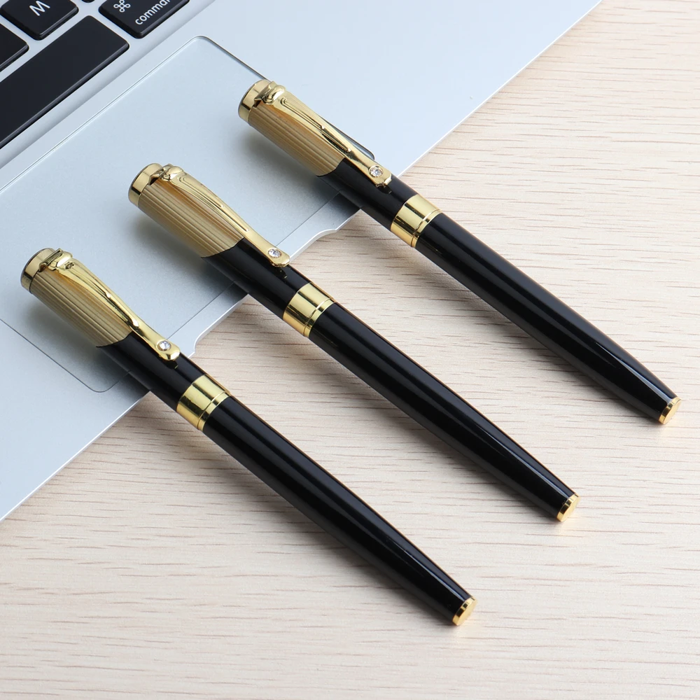Metal Gel Pens Signature Pen Calligraphy Pen 0.5mm 1PCS for Kids Students Writing Office School Supplies gel pens metal sign pens