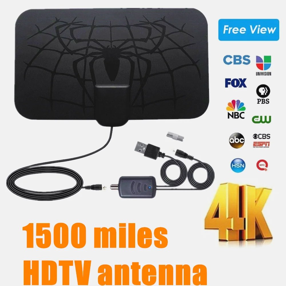 Hengshanlao Indoor 1500 миль цифровая телевизионная антенна усиленная HDTV антенна 4K DVB T2 Freeview isdb tb локальный канал вещания|Телевизионные антенны|   | АлиЭкспресс