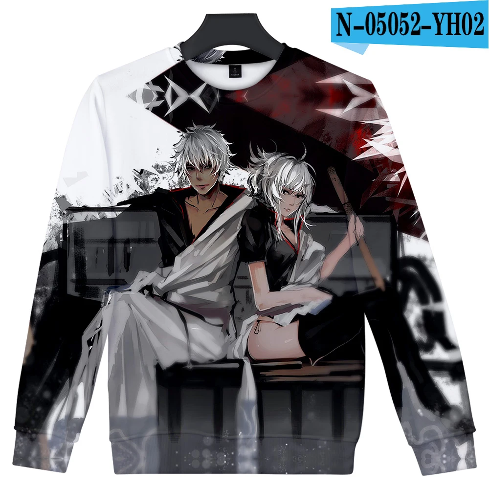one Толстовка Gintama для мужчин и женщин, милые толстовки Harajuku, Саката гинтоки, пуловеры с героями мультфильмов, толстовки с капюшоном, осенняя теплая аниме уличная одежда - Цвет: one