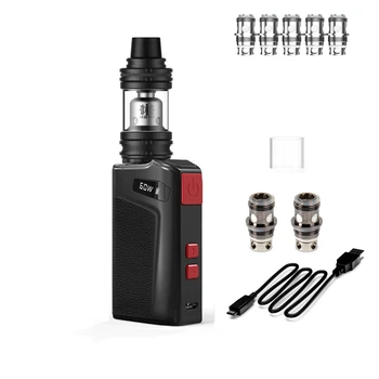 

Move 60 Vape MOD With 3.0ML Gear Pro Tank 2100mAh Built In Battery Mod 7-60W 0.69 Inch Display Electronic Cigarette Vaporizer