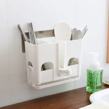 Креативный кухонный Органайзер дренаж палочки для еды клетка Бытовая полка для хранения посуды настенная сушилка столовые приборы коробка для хранения