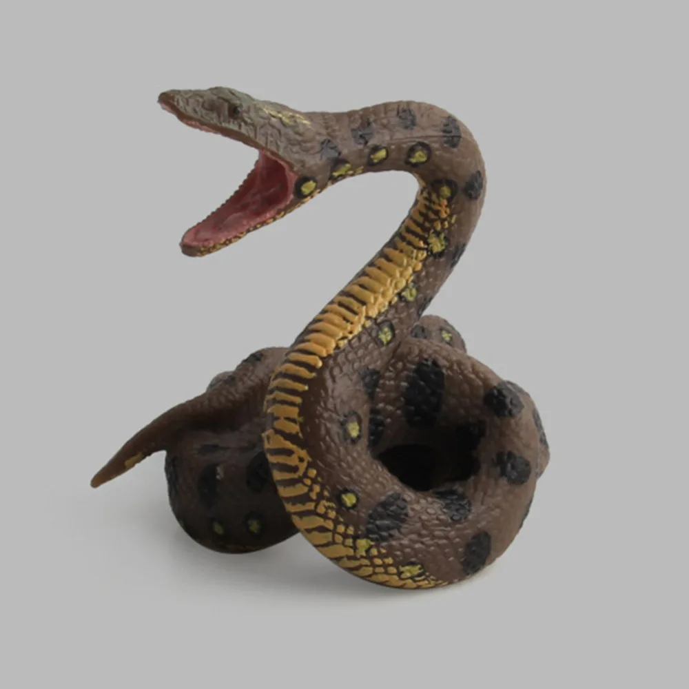 

4Pcs Realistic Animal Figures Model Halloween Festival Simulated Snake Model Party Atmosphere Snake Trick Toys
