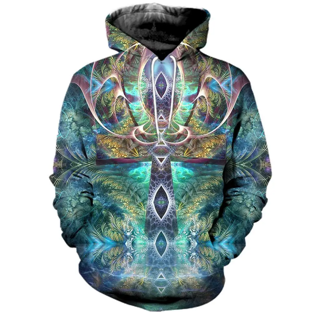 Sweatshirt Psychedelic Hoodie | Psychedelic 3d Print Hoodie ...