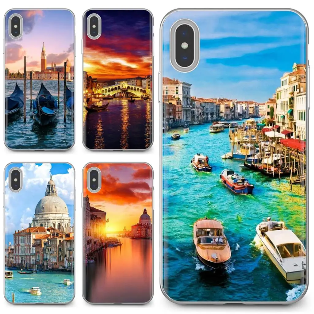 Силиконовый чехол из ТПУ Для Xiaomi Mi5 Mi5S Mi6 Mi3 Mi4 Mi4i Mi4C Redmi Note 2 3 3S 5 5A 6 6A Pro Water City Venice Italy
