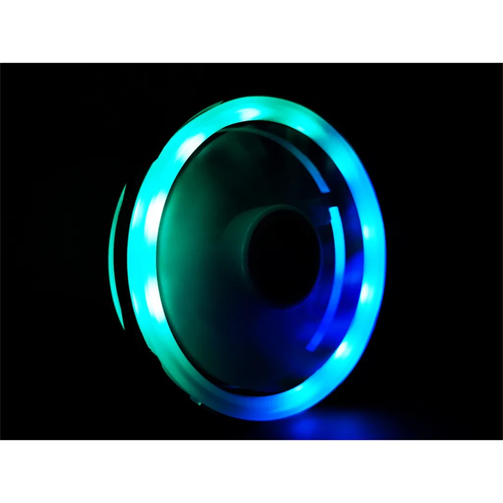 Двойной апертуры RGB 12 см 12 В с 65 светодиодный светильник охлаждения крутой компьютер вентилятор радиатора CPU pc чехол для компьютера Вентилятор охлаждения z0903
