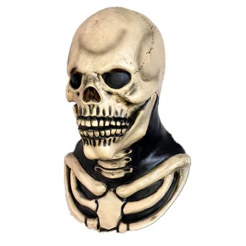 

Skull Mask Full head Latex Scary Halloween Costume