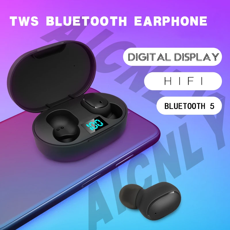 E6S TWS беспроводные наушники 3D стерео мини Bluetooth наушники 5,0 с двойным микрофоном водонепроницаемые наушники Авто сопряжение гарнитура для xiaom