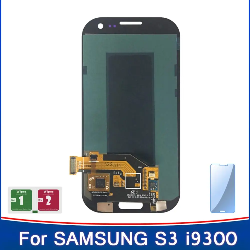 Высококачественный 100% Новый S3 дисплей для Samsung Galaxy S III i9300 i9300i i9301 i9301i i9305 AMOLED
