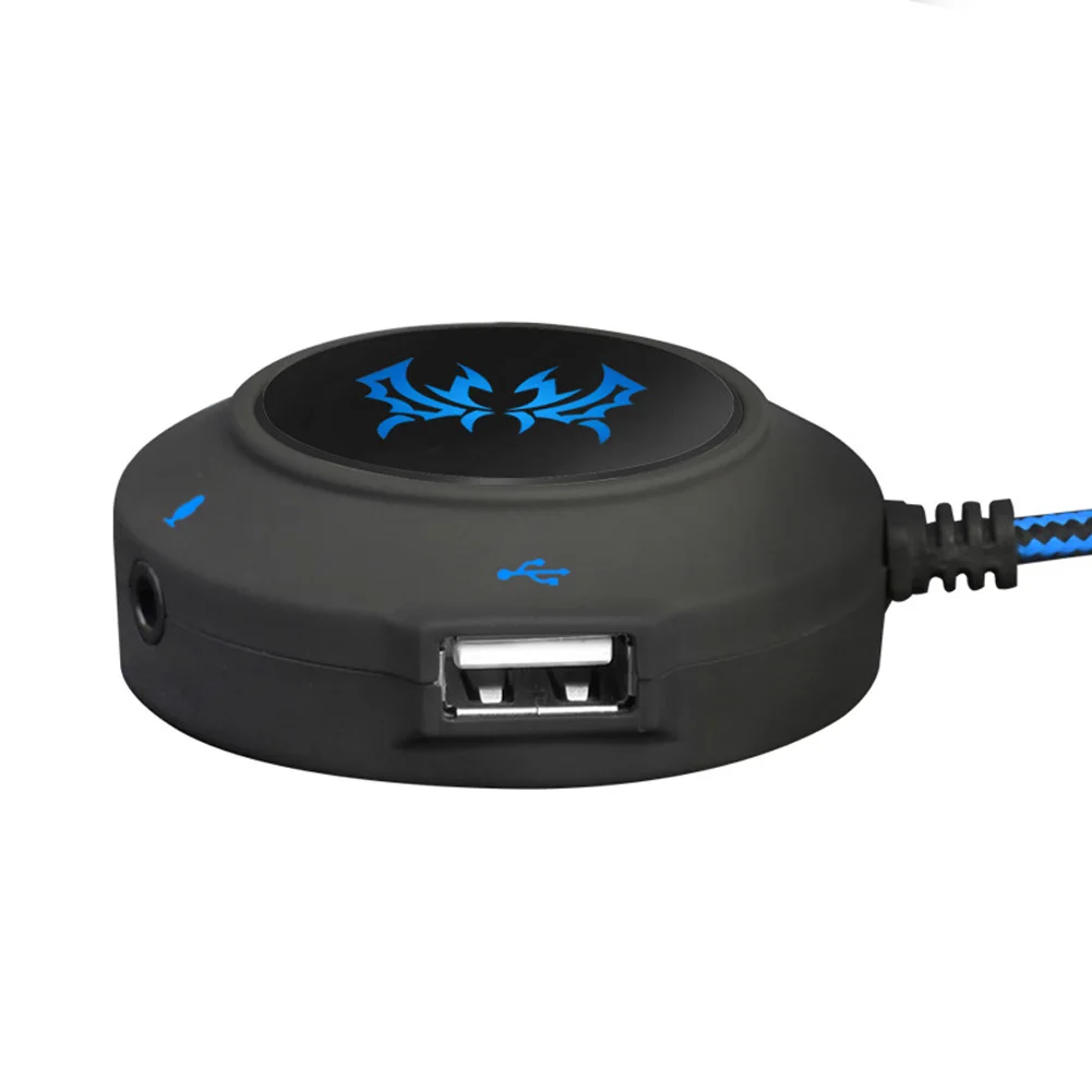 Адаптер с подсветкой PC USB звуковая карта мульти интерфейс аудио кабель внешний ноутбук шумоподавление стерео