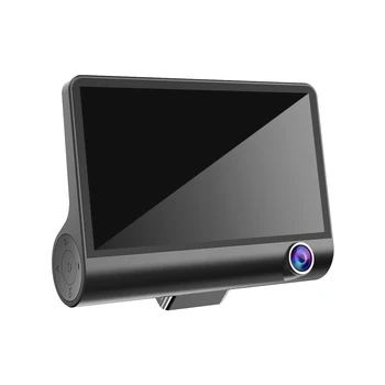

Car DVR 3 Cameras Lens 4.0 Inch Dash Camera Dual Lens suppor Rearview Camera Video Recorder Auto Registrator Dvrs Dash Cam