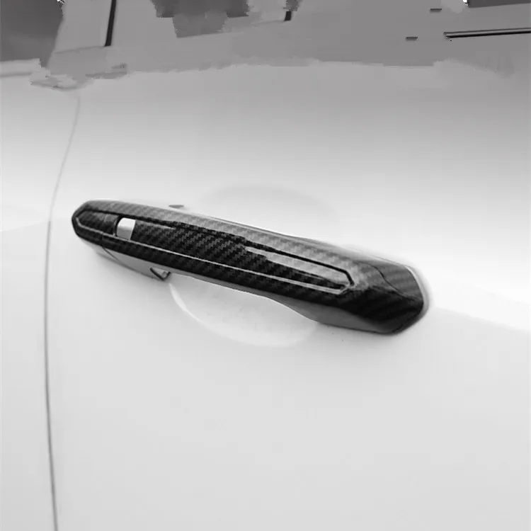 Углеродное волокно наружные двери ручка декорированная Крышка для Cadillac ATSL XTS XT5 CT6 XT4 ACA205