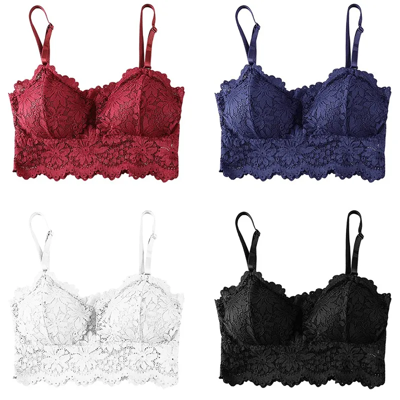 Женское нижнее белье, бюстгальтер, нижнее белье, бесшовное, сексуальное, без косточек, с цветочной вышивкой, кружевные, удобные бюстгальтеры, Soutien Gorge Femme, бюстгальтеры hc