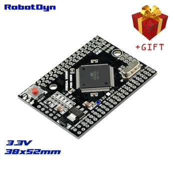 

Mega 2560 PRO MINI 3.3V, ATmega2560-16AU, NO pinheaders. Compatible for Arduino Mega 2560.