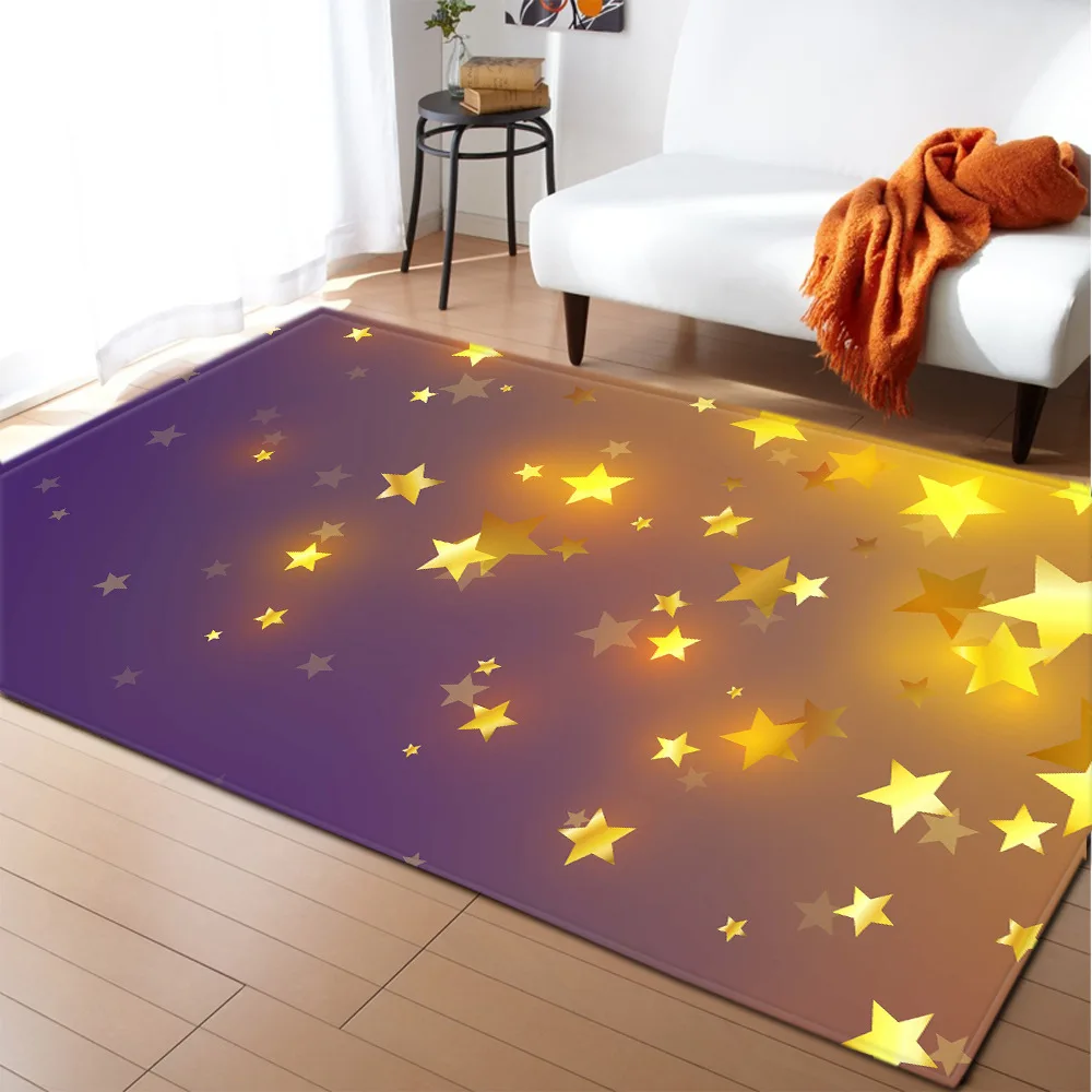 New Starry sky 3D printed carpet Cartoon Children Bedroom Playing Large Carpets Kids Room Crawl Floor Rug Home Hallway Doormat New Starry sky 3D printed carpet Cartoon Children Bedroom Playing Large Carpets Kids Room Crawl Floor Rug Home Hallway Doormat