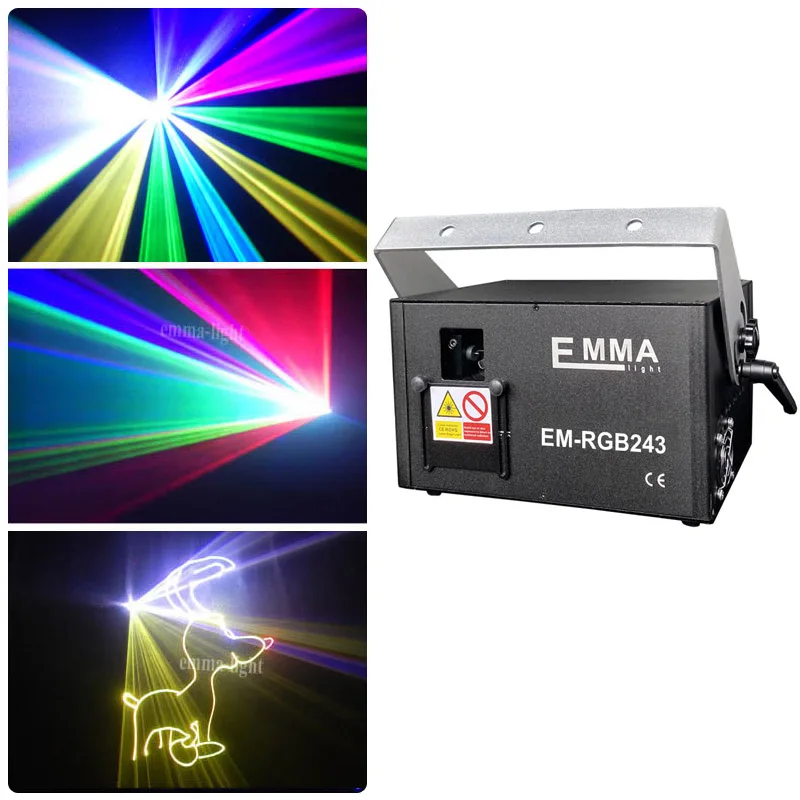 2000 МВт RGB Полноцветный ILDA dmx сценический проектор лазерного освещения 3d 2