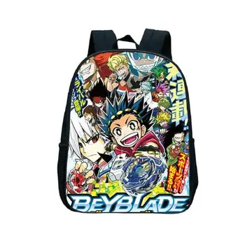

12 inch Beyblade Daily Backpack Kids School Bags Baby Boys Girls Children Primary Kindergarten Backpack Small Book Bags