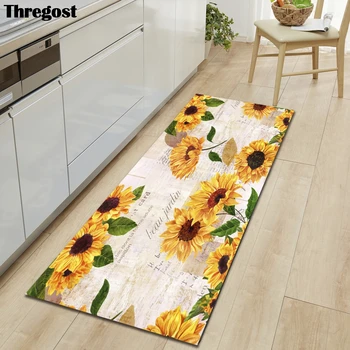 

Microfiber Long Bathroom Mat Welcome Rug Oriental Printed Kitchen Carpet Anti Slip Hallway Indoor Mats Home Decor Mat
