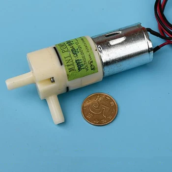 

Mini 370 Diaphragm Pump Water Pump Self-priming Pump DC 6V-24V 9V 12V 15V Vacuum Pump Drinking Fountain Pump DIY Fish Tank
