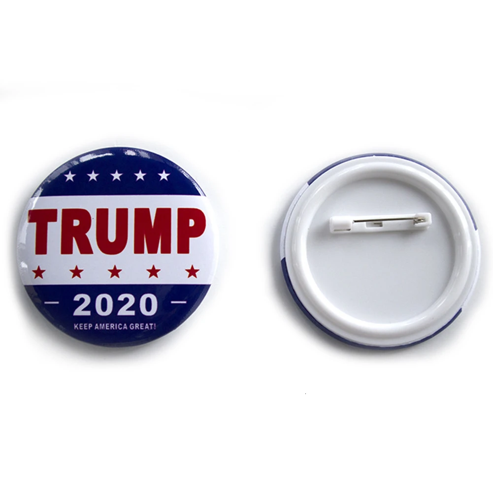 Значок Трампа 2020 года значок для проведения американской акции модная брошь