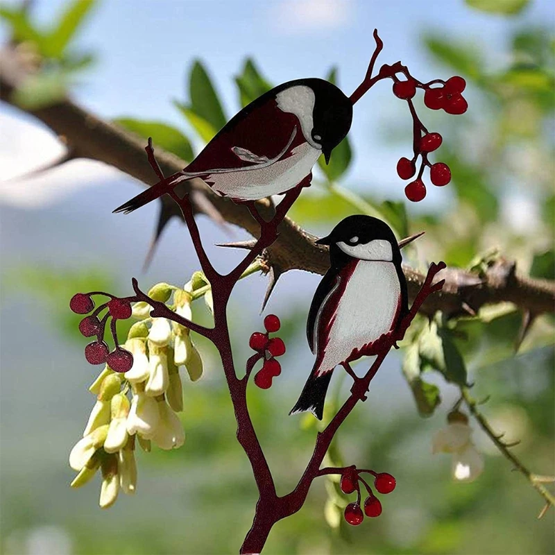 

50 фунтов металлический горный Воробей орнамент Птица статуя силуэт домашний сад двор уличное украшение