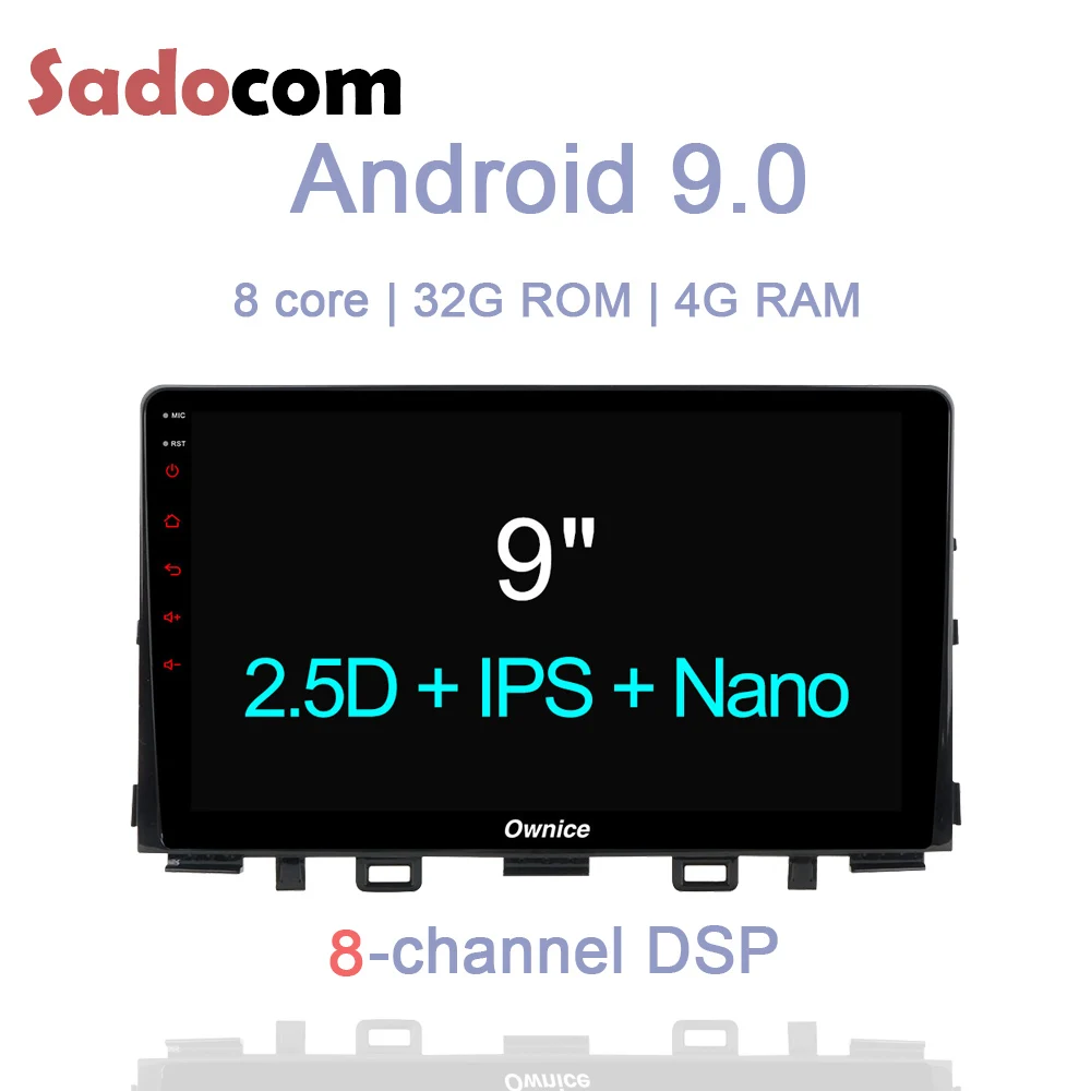 DSP 9 &quot1 din Android 0 автомобильный DVD плеер 8 ядер 32 Гб ROM 4 RAM WIFI GPS Радио DVR камера TPMS OBD2