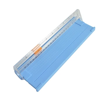 

Paper Cutter Portable Mini Scrapbooking Home Stationery Photo Trimmer Office Sliding DIY Safe Cutting Tool Precise Clear Scale