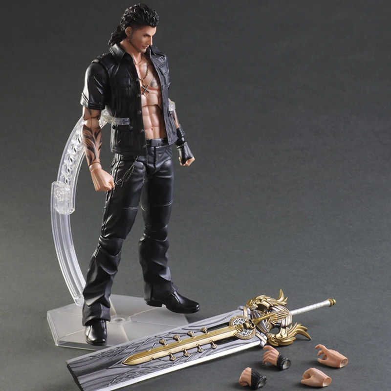 

PA kai Final model Fantasy XV Rpg game Gladiolus Amicitia action figures play arts 28CM model toy collection FOR gifts