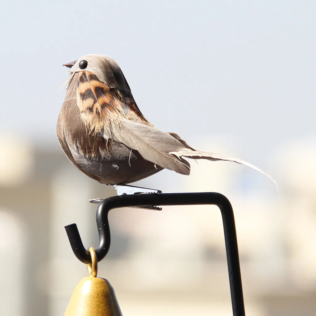 12 шт./компл. птицы искусственный перо пена Doves Свадебный декор место орнамент домашнее искусственное украшение для сада перо птицы