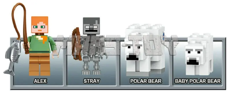 The Polar Igloo House With Alex & Bear Stray Action Figures Compatible 21142 Bricks Building Blocks Sets Toys The Polar Igloo House With Alex & Bear Stray Action Figures Compatible 21142 Bricks Building Blocks Sets Toys