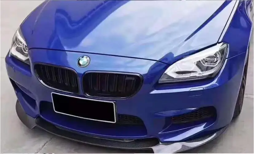 Углеродное волокно переднего бампера v-стиля задний бампер диффузор сбоку юбки задний спойлер Подходит для BMW M6 F06 F12 F13 640i 650i 2013