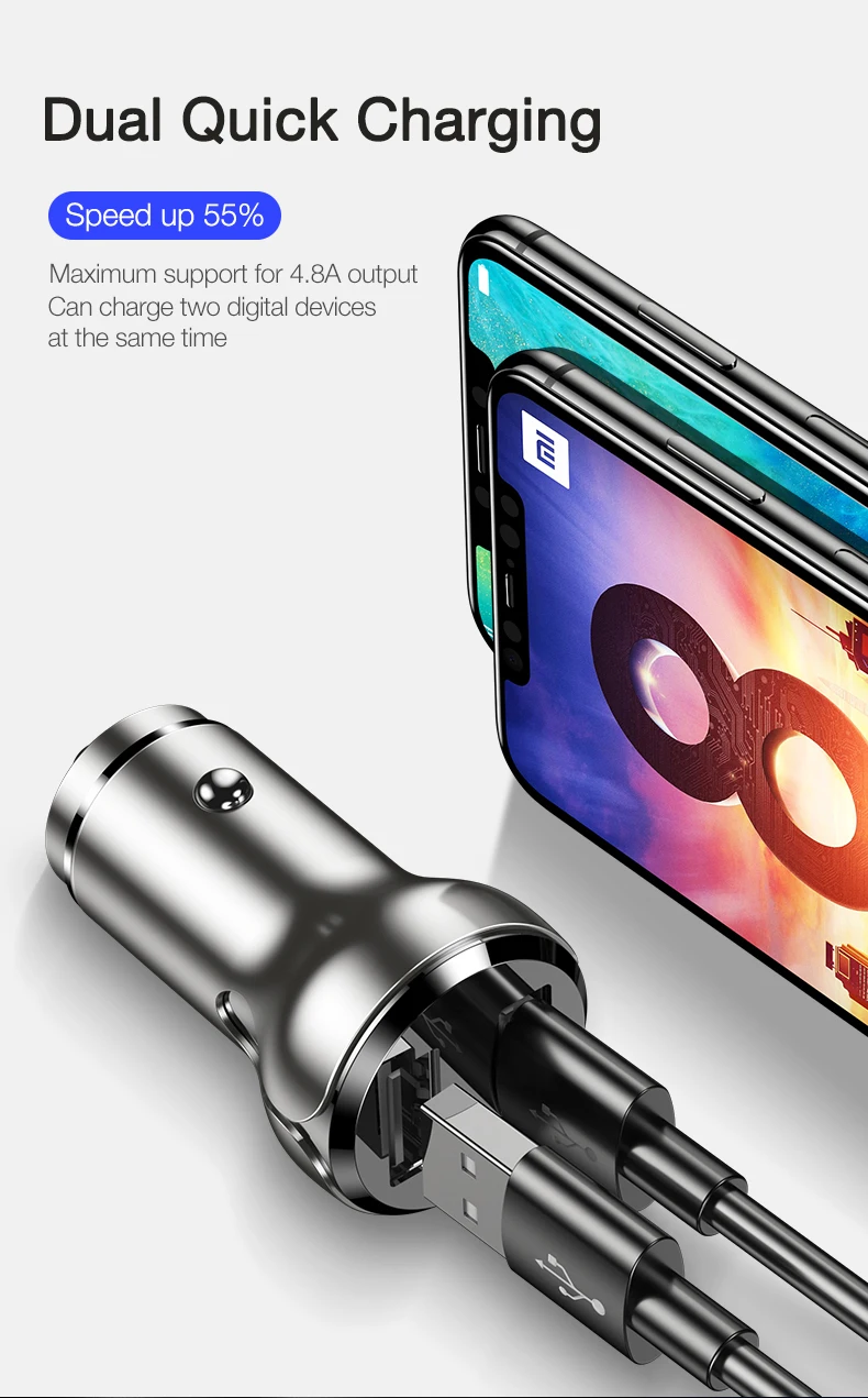 PD quick charging car charger  (5)