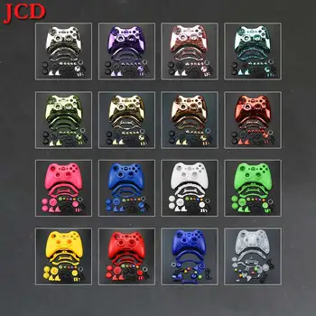 

JCD For Xbox360 Wireless Game Controller Hard Case Gamepad Protective Shell Cover Full Set W/ Buttons Analog Stick For XBox 360