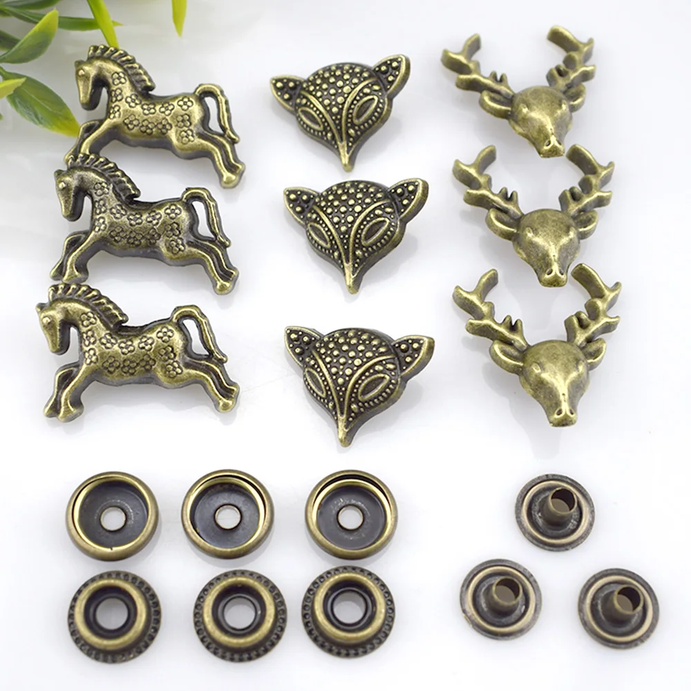 10 комплектов искусственная кожа Meetee аксессуары для одежды 201 #|snap fastener|button snap