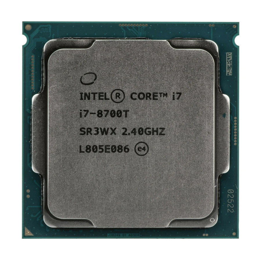 Used Intel Core i7 8700T 2.4GHz Six-Core Twelve-Thread CPU ...