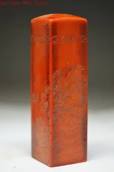 

Collection of Chinese Shoushan stone dragon seal