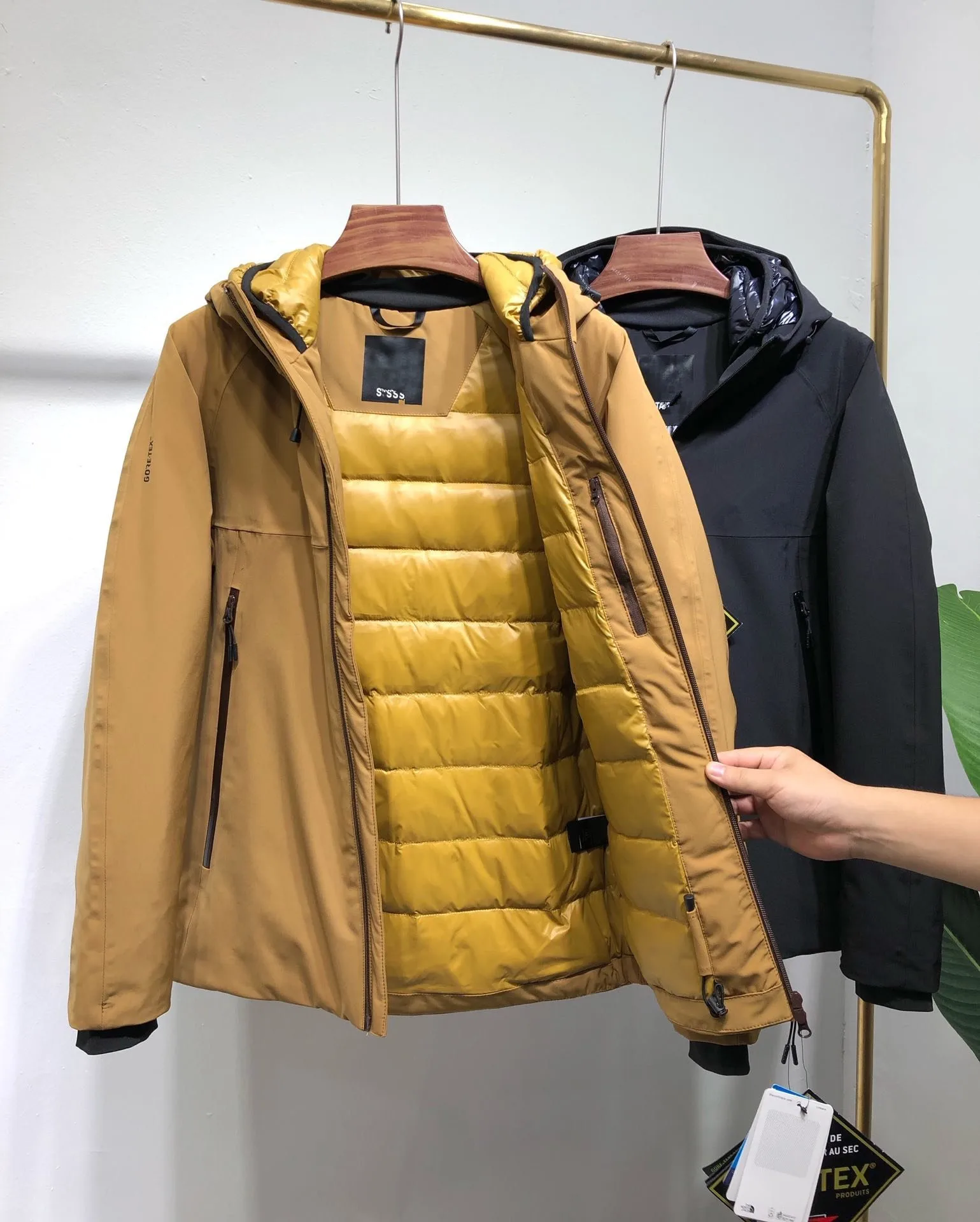 Зимний стиль TNF мужские шорты Повседневный пуховик мужской деловой Повседневный теплый пуховик