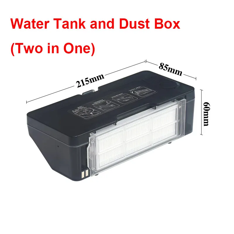 Description Picture 2 of itemWater Tank and Dust bin box For Iconic Brand Mijia Robot STYTJ02YM MVVC01-JG For VIOMI V2 V2 Pro V3 V-RVCLM21B Sweeper Accessories