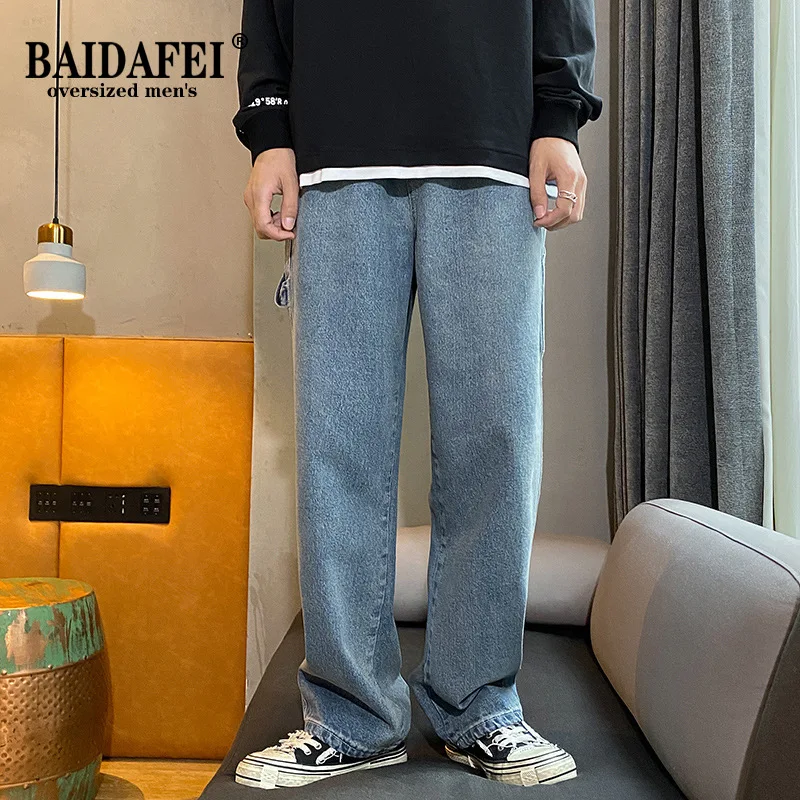 Men Jeans Fashion Mens Vintage Washed 